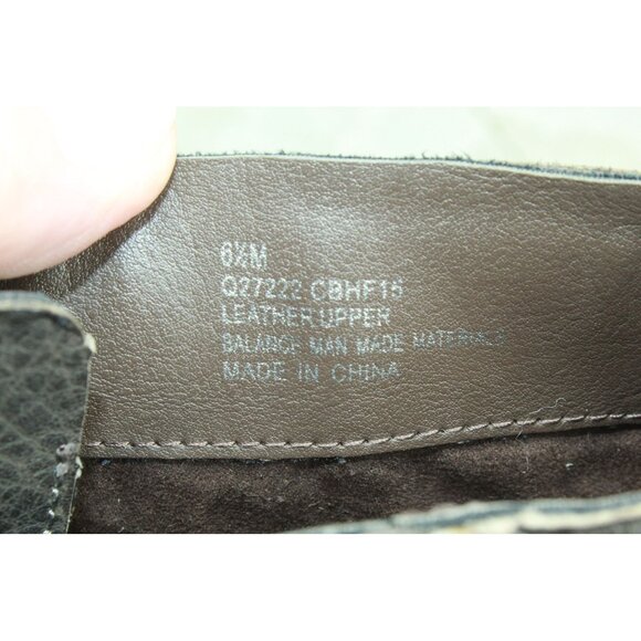 Kors by Kork Ease Brown Pebbled Leather Heeled Ankle Boots 6.5 - Picture 8 of 9